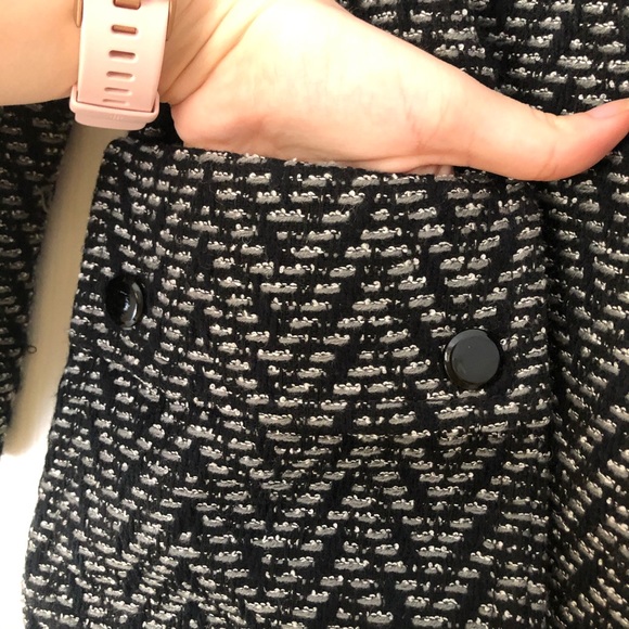 BCBGeneration Black and Gray Coat | XXS - Picture 8 of 12